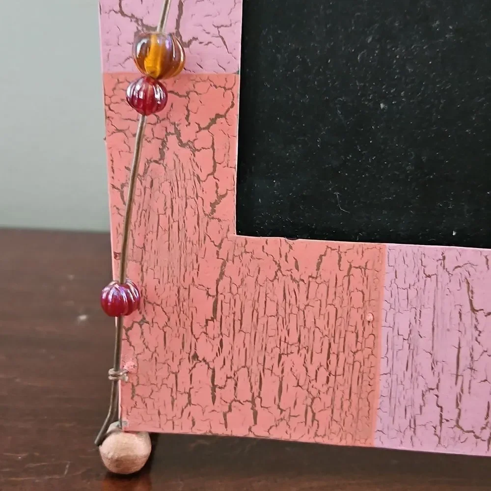 Crackle Design Picture Frame